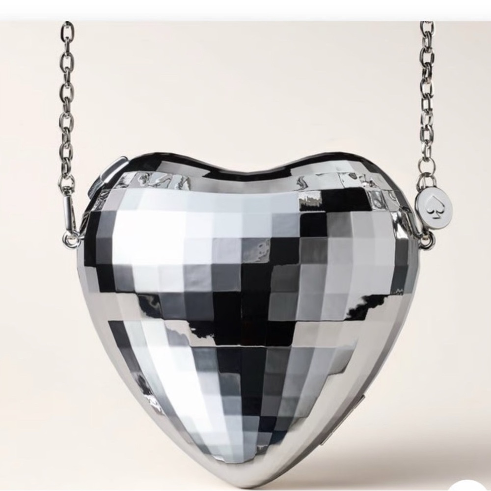 Kate Spade Metallic Heart Crossbody Bag